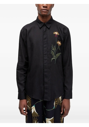 Osklen embroidered shirt - Black