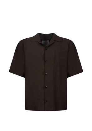 BE ABLE revere-collar short-sleeve shirt - Brown