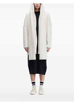 Osklen hooded long sleeves cardigan - Neutrals