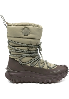 Moncler lace-up boots - Green