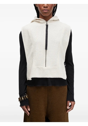 Osklen hooded zip sweater - Neutrals