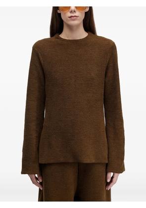 Osklen long-sleeved sweater - Brown