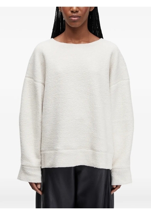 Osklen oversized panelled top - Neutrals