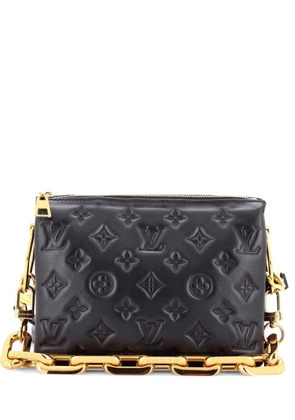 Louis Vuitton Pre-Owned Coussin Bag Monogram Embossed Lambskin BB crossbody bag - Black