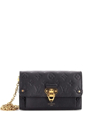 Louis Vuitton Pre-Owned Vavin Chain Wallet Monogram Empreinte Leather clutch bag - Black