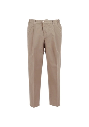 Briglia 1949 pleated straight trousers - Neutrals