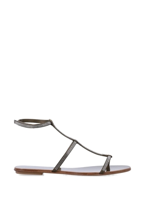 Pedro Garcia Enola T-bar sandals - Green