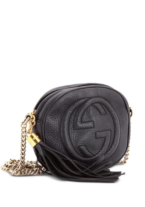 Gucci Pre-Owned Soho Chain Bag Leather Mini crossbody bag - Black
