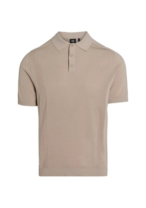 Alpha Tauri textured polo shirt - Neutrals