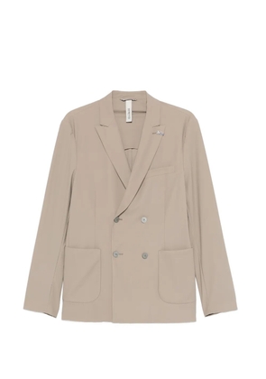DISTRETTO 12 Active double-breasted jacket - Neutrals