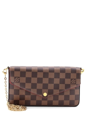 Louis Vuitton Pre-Owned Felicie Pochette Damier crossbody bag - Brown