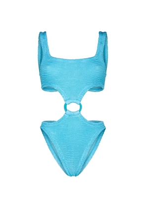 PARAMIDONNA Olivia ring-detail swimsuit - Blue