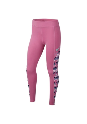 Nike patterned training tights - Pink