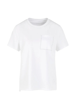 MARCCAIN pocket-detail stretch cotton T-shirt - White
