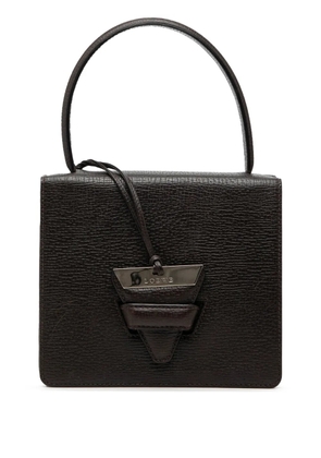 Loewe Pre-Owned 2010-2026 Textured Leather Barcelona Top Handle Bag satchel - Brown