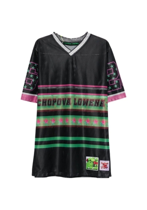 Chopova Lowena star-stripe T-shirt - Black