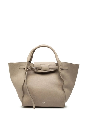 Celine Pre-Owned 2018 Small Grained Calfskin Big Bag satchel - Brown