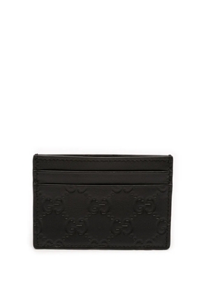 Gucci Pre-Owned 2000-2015 Guccissima card holder - Black