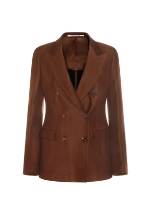Tagliatore Parigi buttoned blazer - Brown
