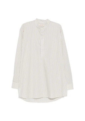 Qasimi striped shirt - White