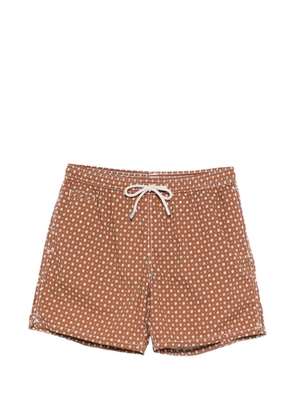 MC2 Saint Barth floral-print swim shorts - Brown