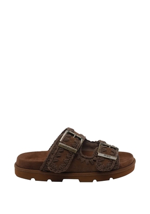 Mou suede sandals - Brown