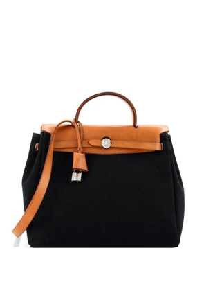 Hermès Pre-Owned Herbag Toile and Leather PM satchel - Black