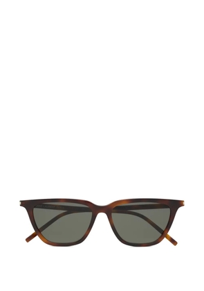 Saint Laurent Eyewear Sulpine geometric-frame sunglasses - Brown