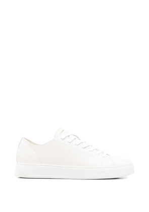 Crime London lace-up leather sneakers - White