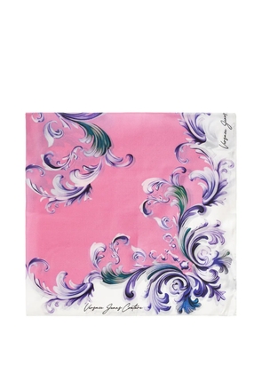 Versace Jeans Couture floral scarf - Pink