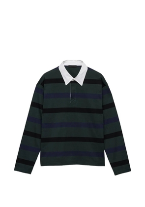 Prada long-sleeved cotton polo shirt - Green