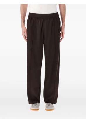 adidas elasticated track pants - Brown