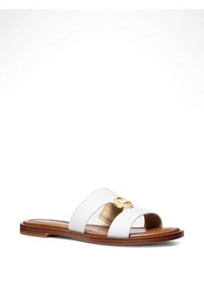 Michael Kors logo-detail sandals - White