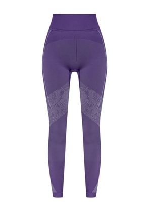 adidas by Stella McCartney seamless snake-print leggings - Purple