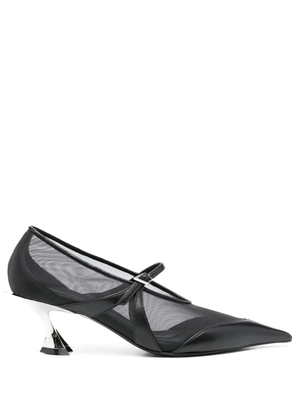 Mugler 65mm Fang pumps - Black