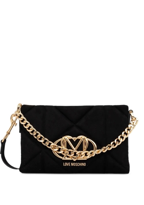 Love Moschino quilted cross body bag - Black