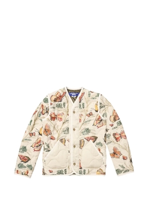 Junya Watanabe butterfly-print jacket - Neutrals