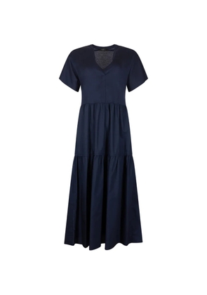 Weekend Max Mara V-neck tiered dress - Blue