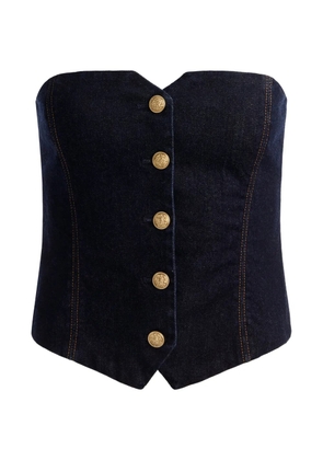 alice + olivia Kelcey strapless vest - Blue