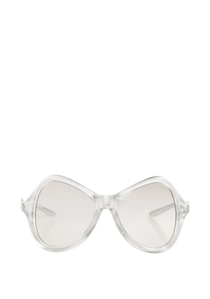 Diesel geometric-frame sunglasses - Grey