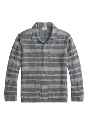 Ralph Lauren RRL long-sleeved striped shirt - Blue