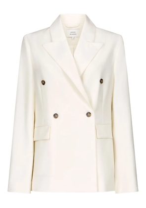 LouLou de Saison Norma double-breasted peak-lapels blazer - Neutrals