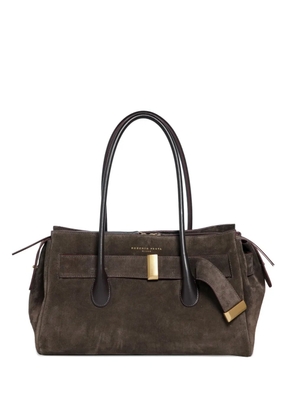 Roberto Festa Emeralda gold-tone shoulder bag - Brown