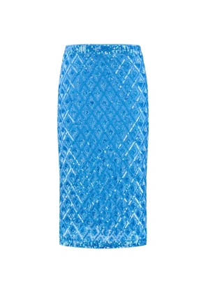 Parah sequin-embellished skirt - Blue