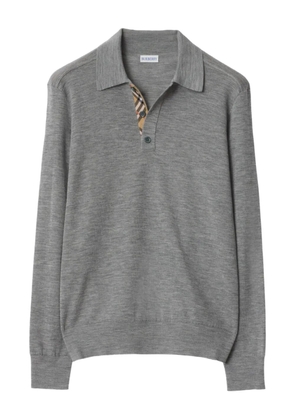 Burberry wool polo shirt - Grey