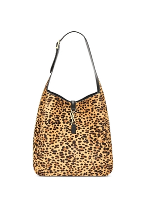 Saint Laurent leopard-print shoulder bag - Neutrals