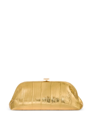Alberta Ferretti quilted chain clutch bag - Gold