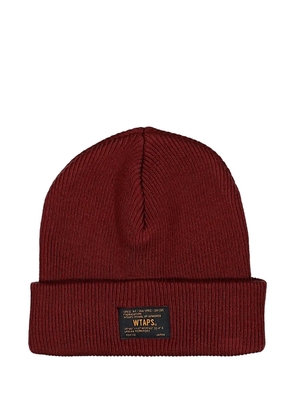 WTAPS FGZ ribbed beanie hat - Red