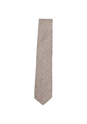 Corneliani herringbone tie - Neutrals