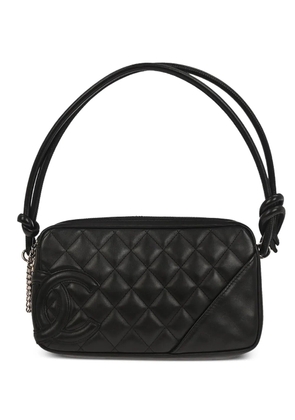 CHANEL Pre-Owned 2003 Cambon Line calfskin handbag - Black